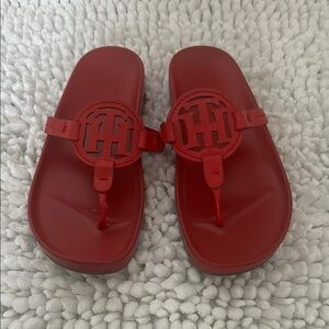 Tommy Hilfiger Red Sandals